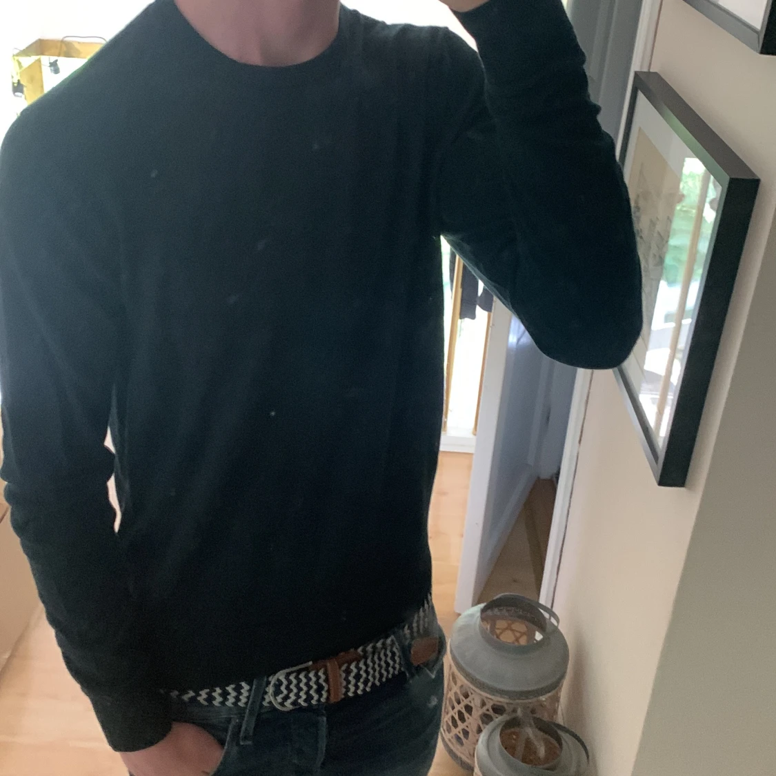 Grön stickad tröja från Uniqlo - 1