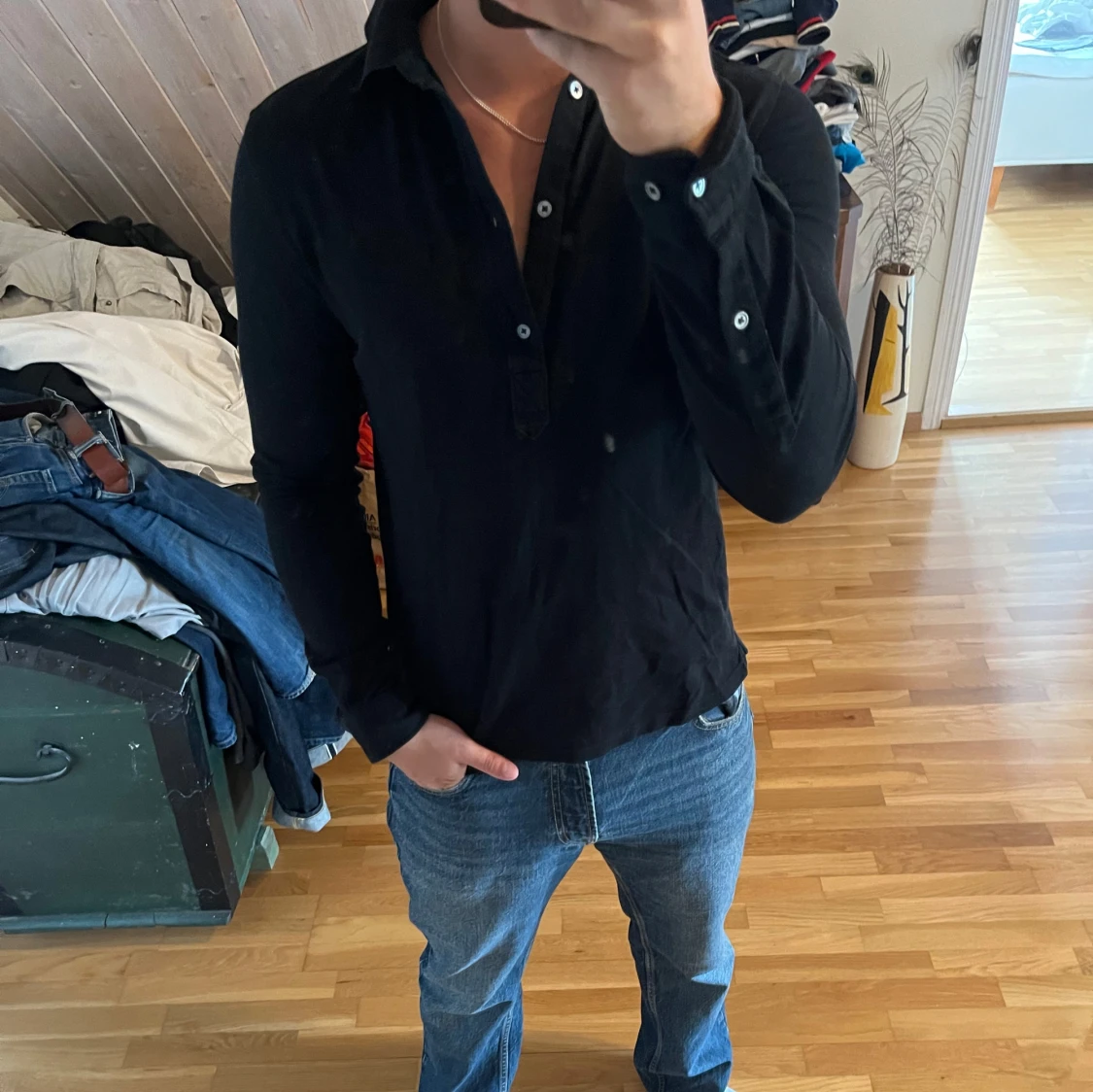 Långärmad piké J.Lindeberg