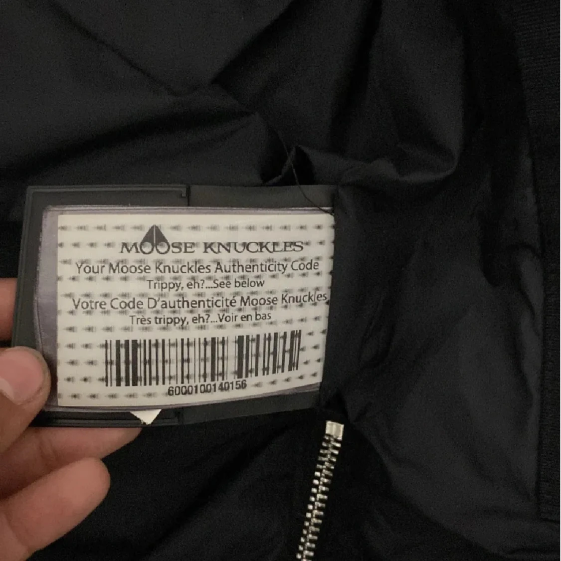 Svart dunjacka Moose Knuckles päls - 3