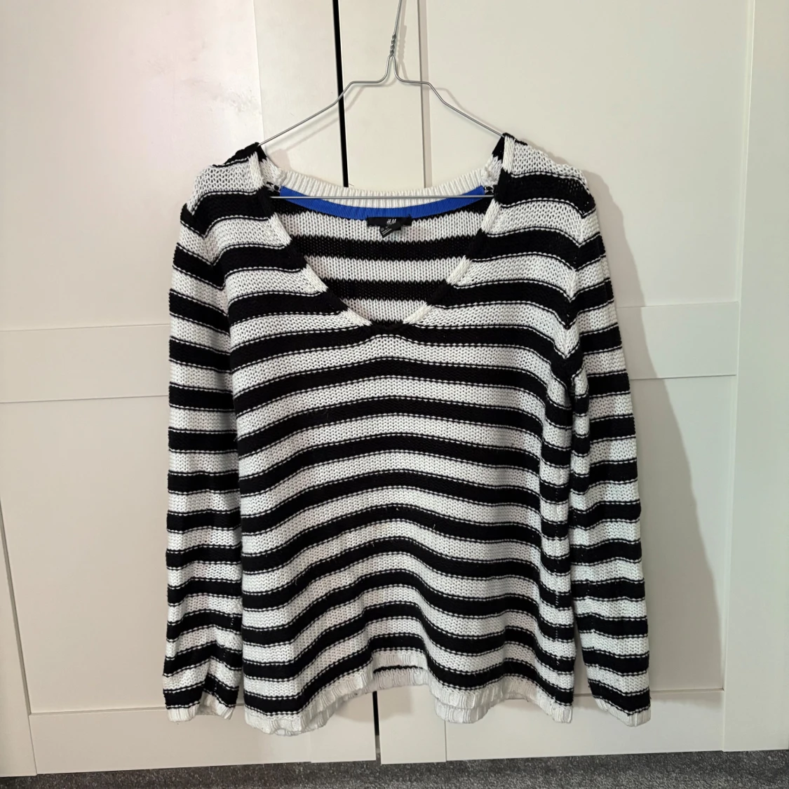 Svartvit randig tröja från H&M