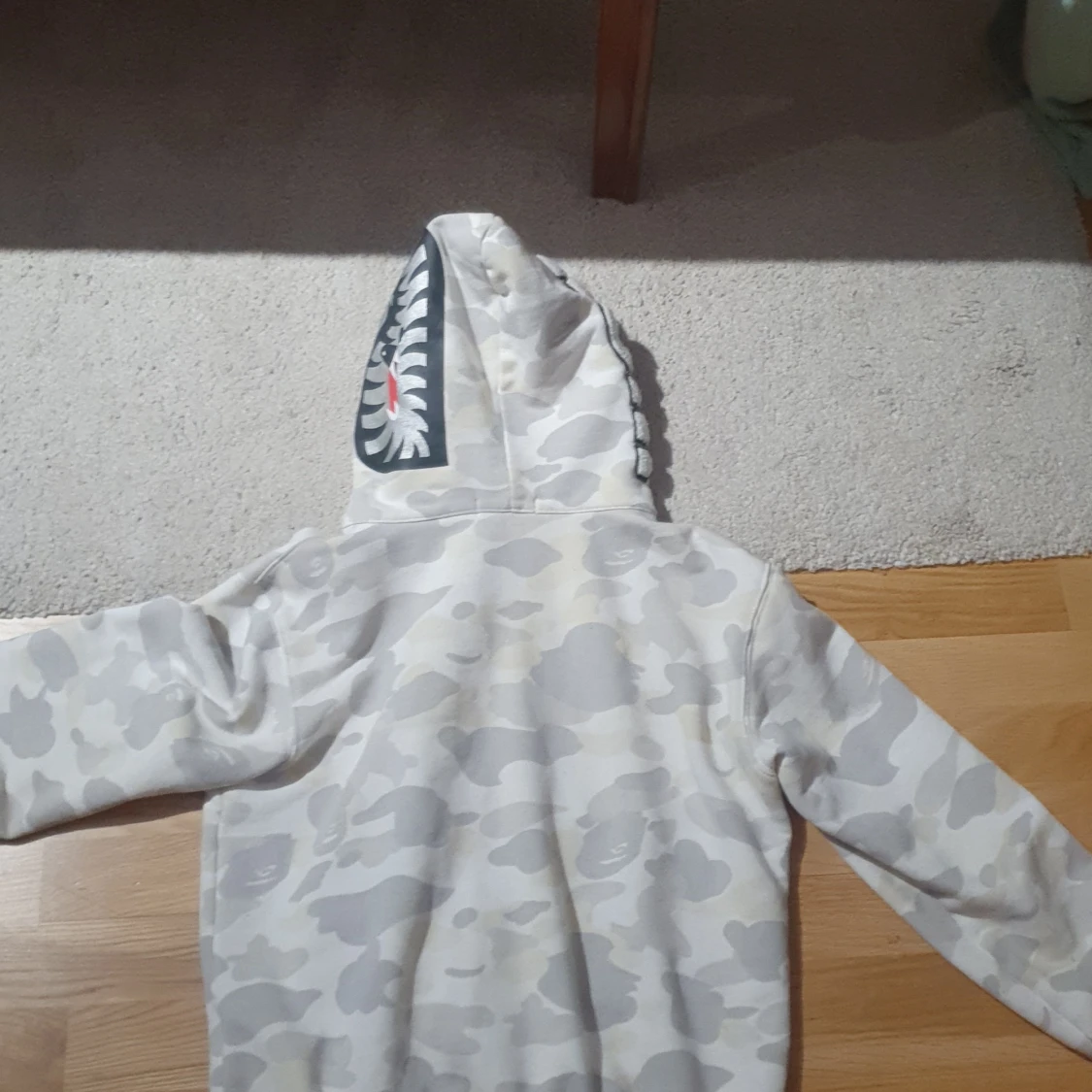 Vit camo hoodie från A Bathing Ape - 1