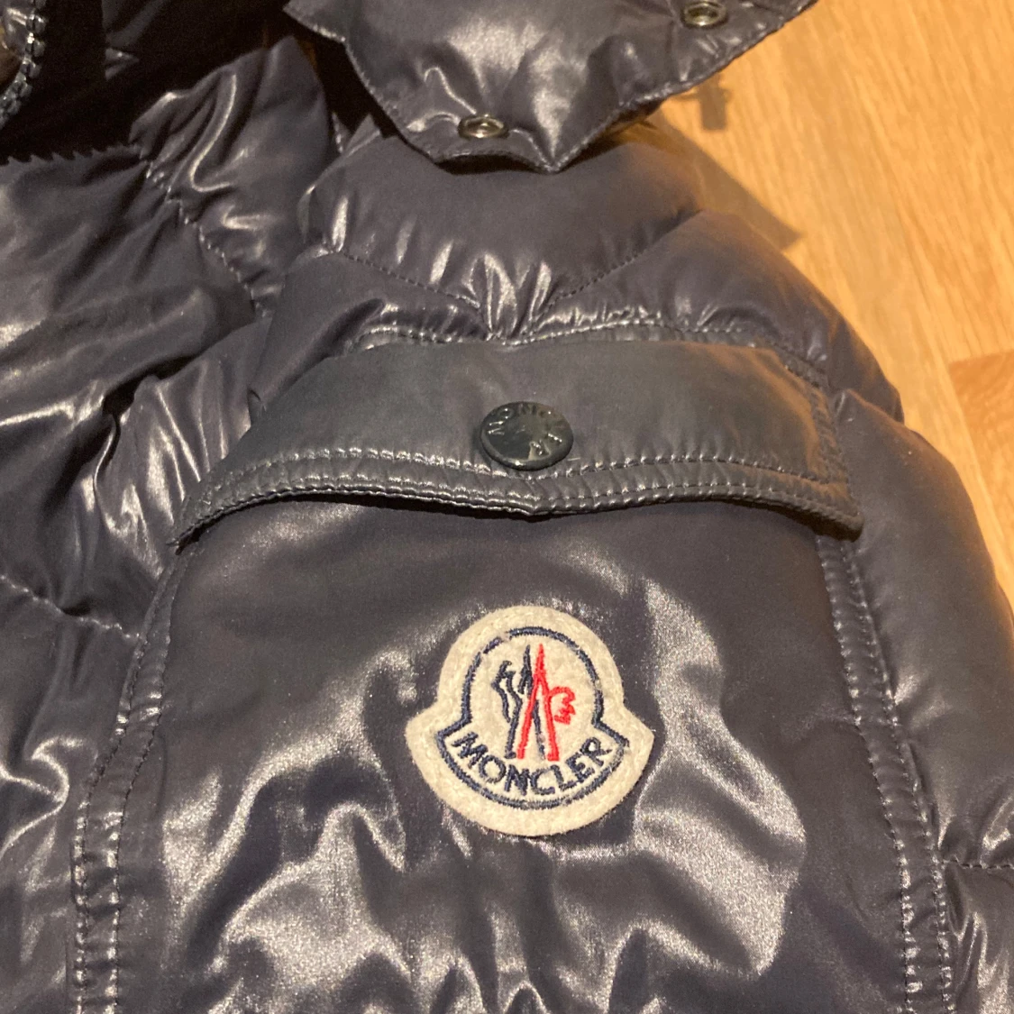 Moncler jacka mörkblå maya  - 4