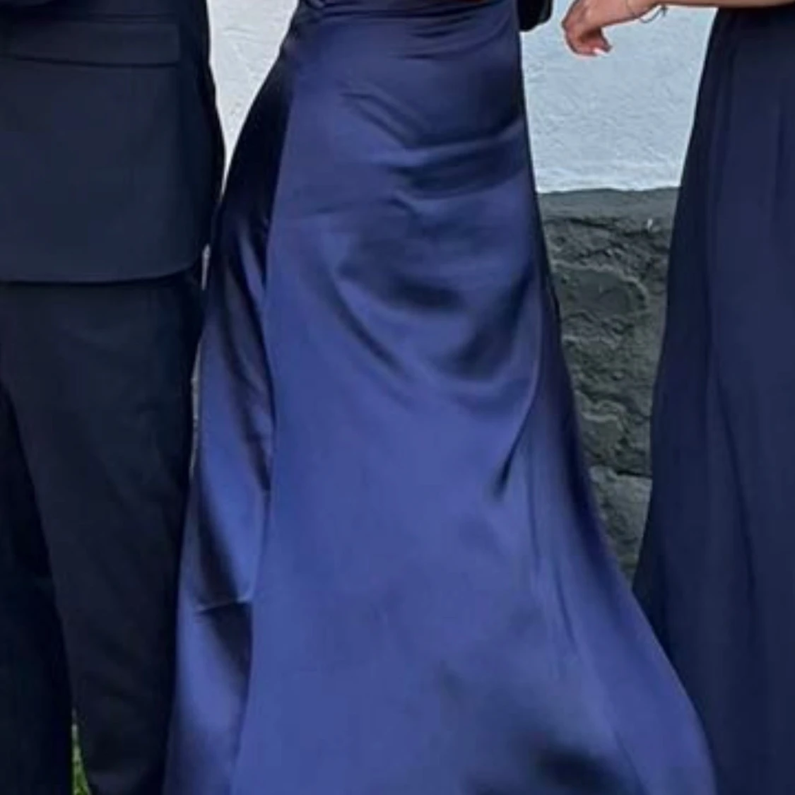 Marinblå balklänning  - 1