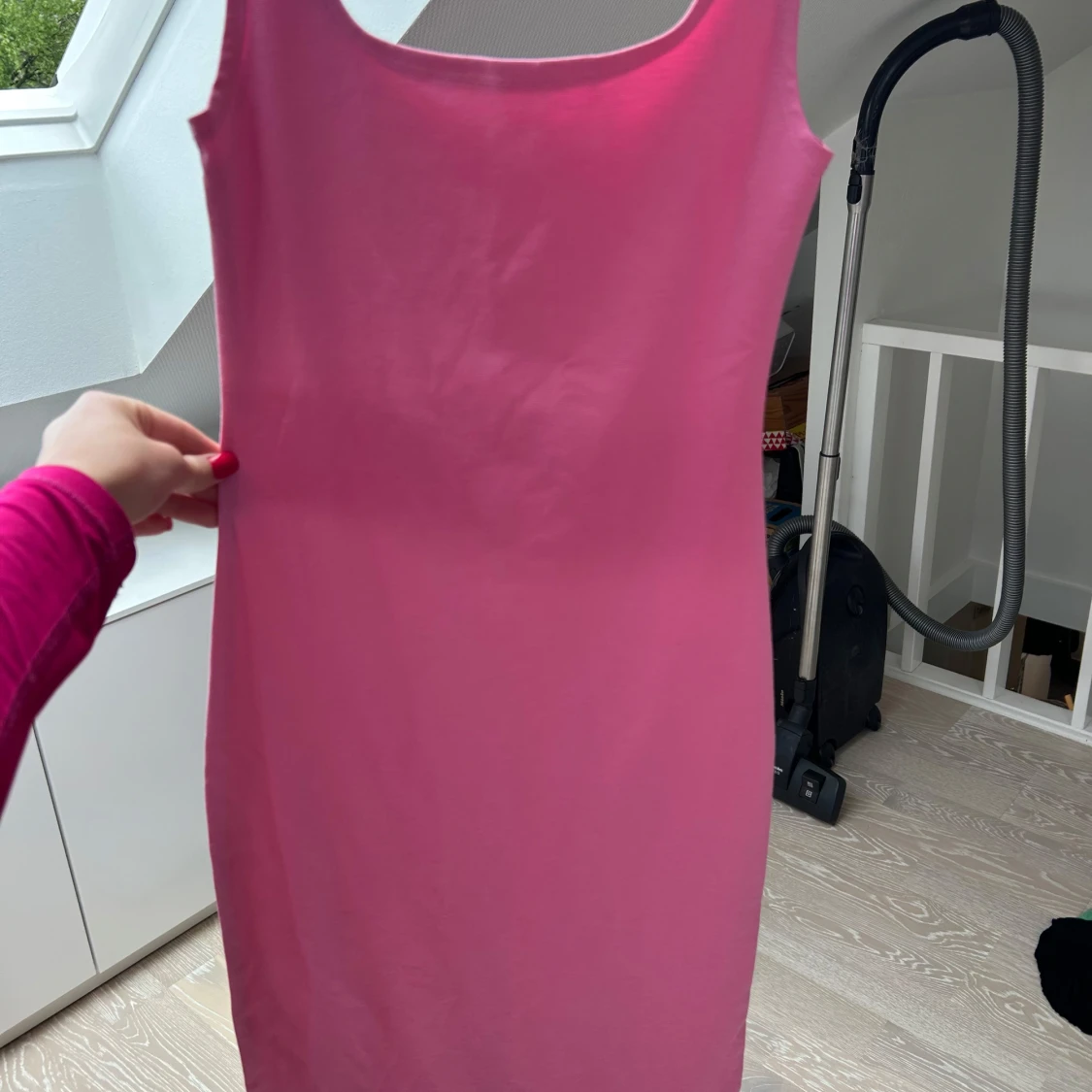 Rosa ärmlös klänning från Primark