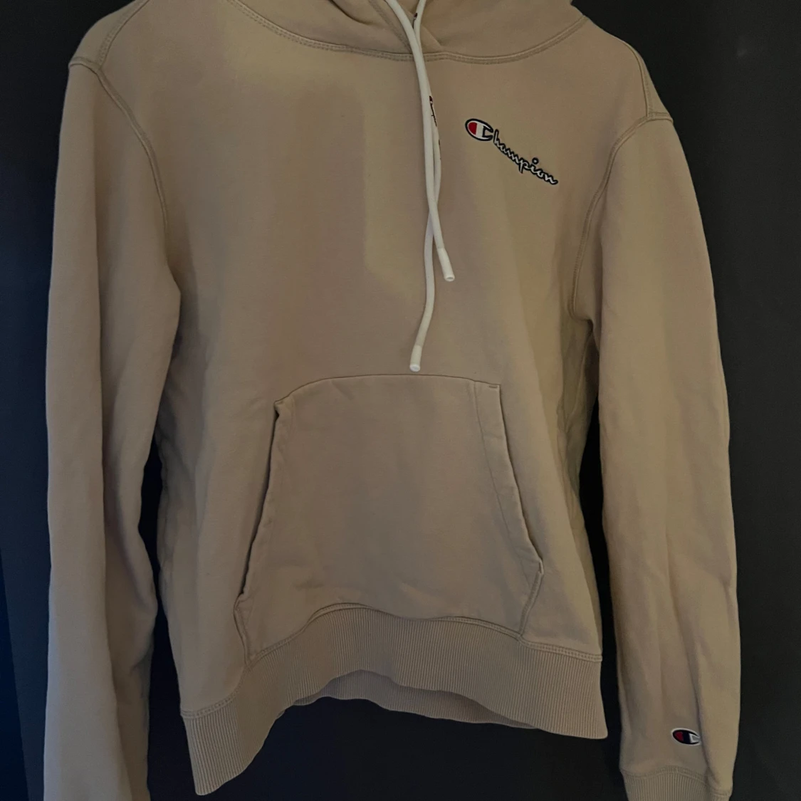 Beige hoodie från Champion