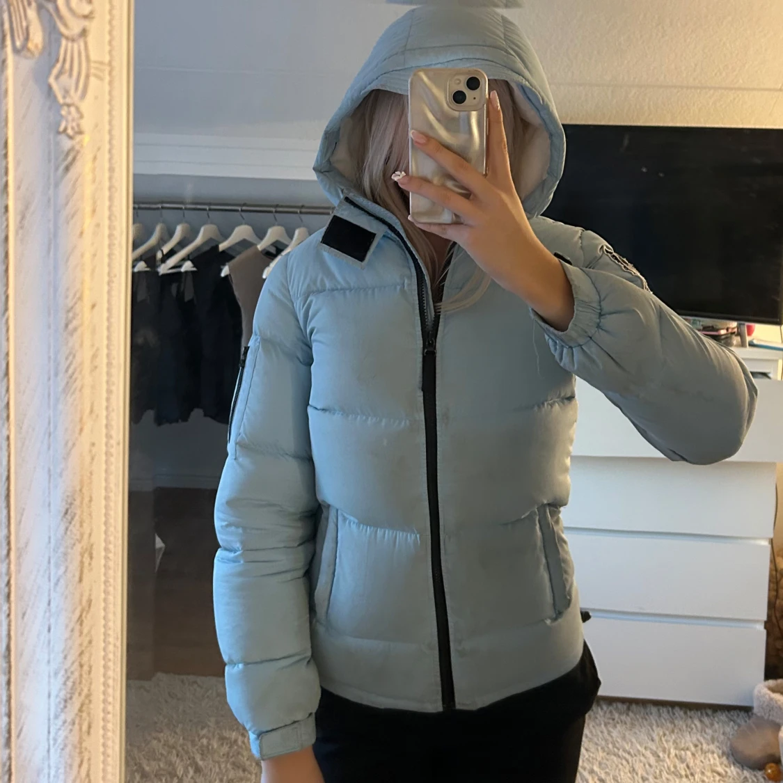 Ljusblå vinterjacka  - 2