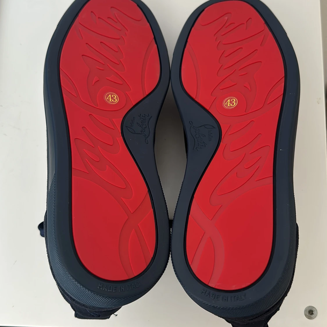 Mörkblå  Christian Louboutin skor - 1