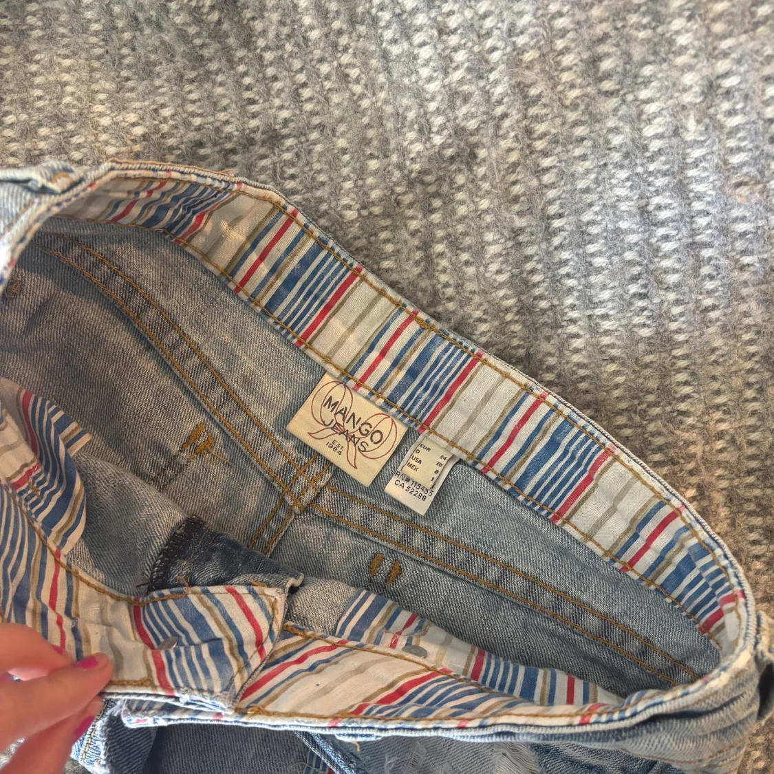 Lowaist jeansshorts - 3