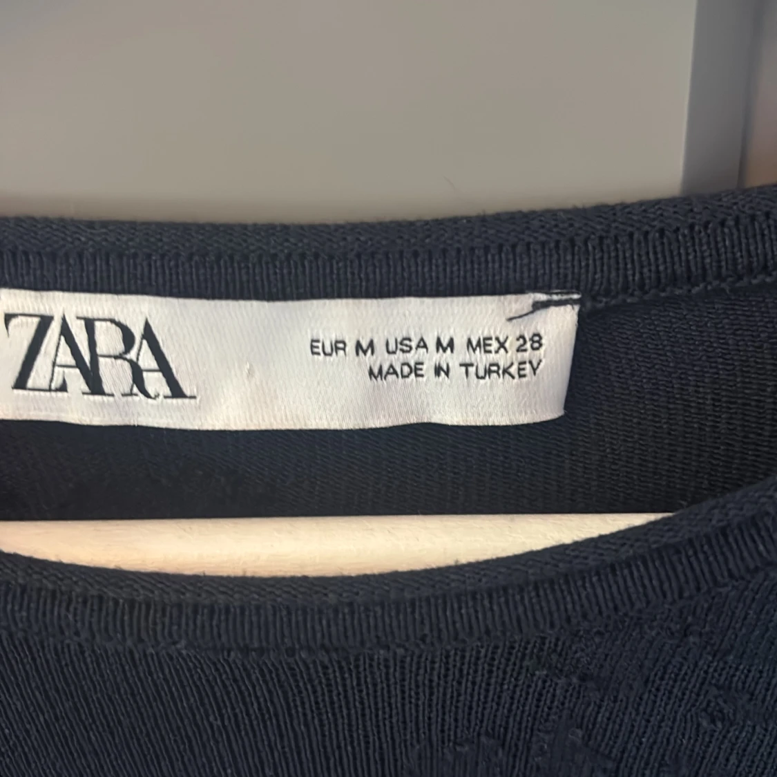 Blå  långärmad topp från Zara - 1