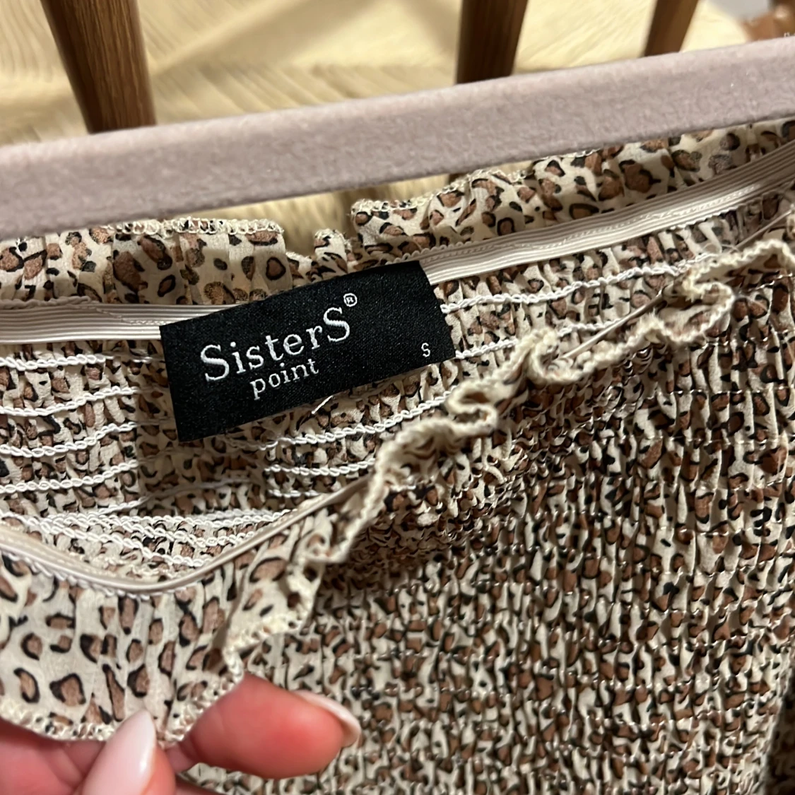 Leopardmönstrad blus - 2