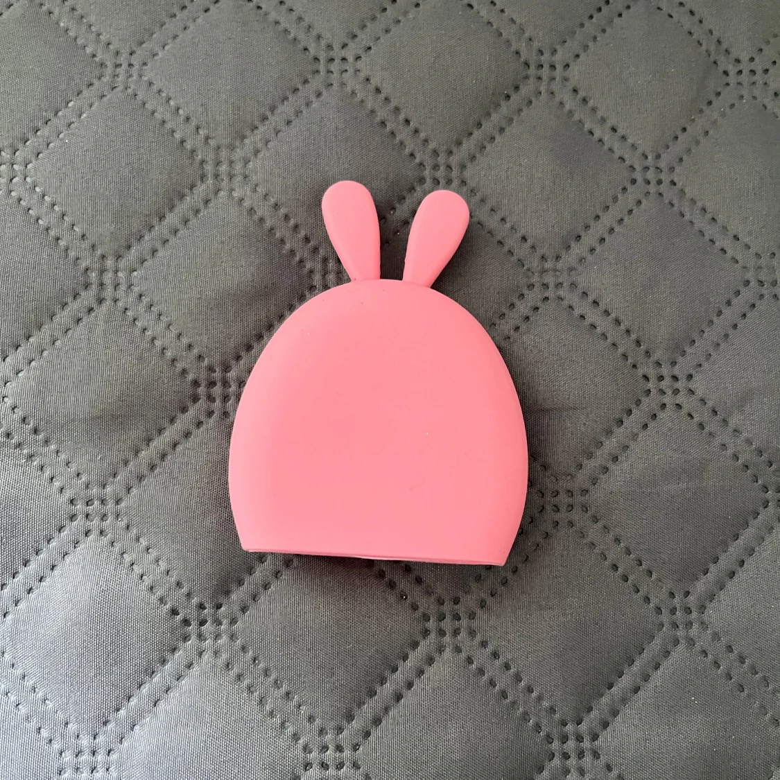 Rosa silikonborste för sminkborstar - 1