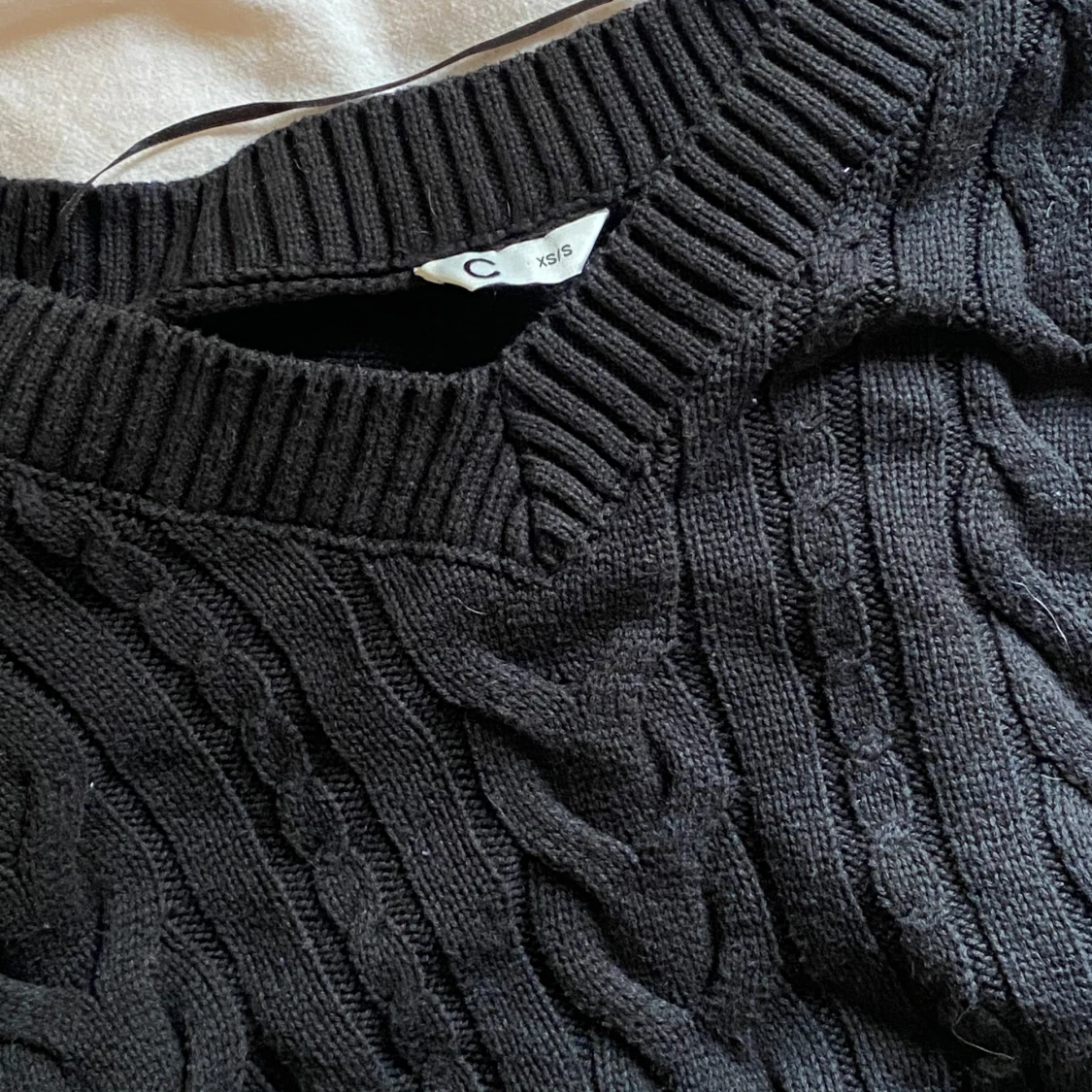 Svart mönstrad väst - 2