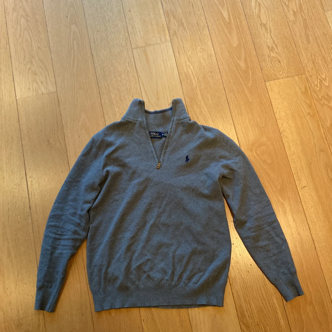 Grå half zip tröja från Polo Ralph Lauren - 2