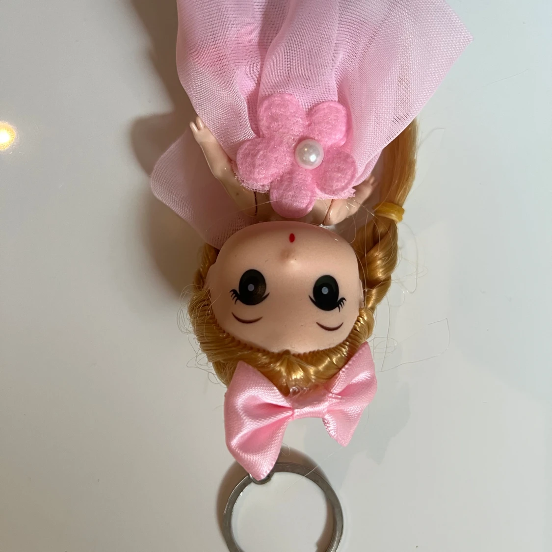 Söta docknyckelringar med klänning - 4