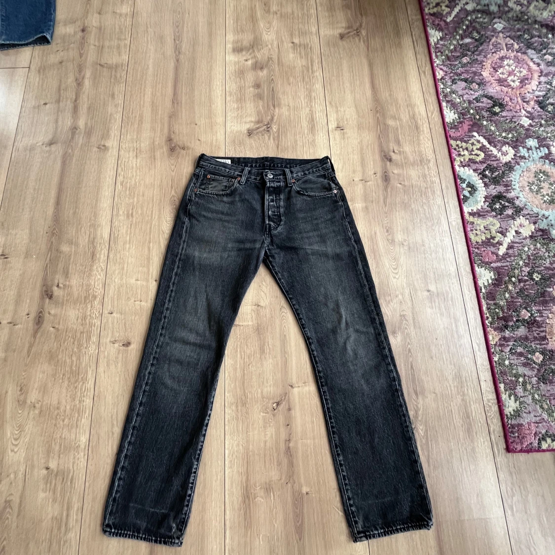 Levi's 501 svarta jeans W30 L30