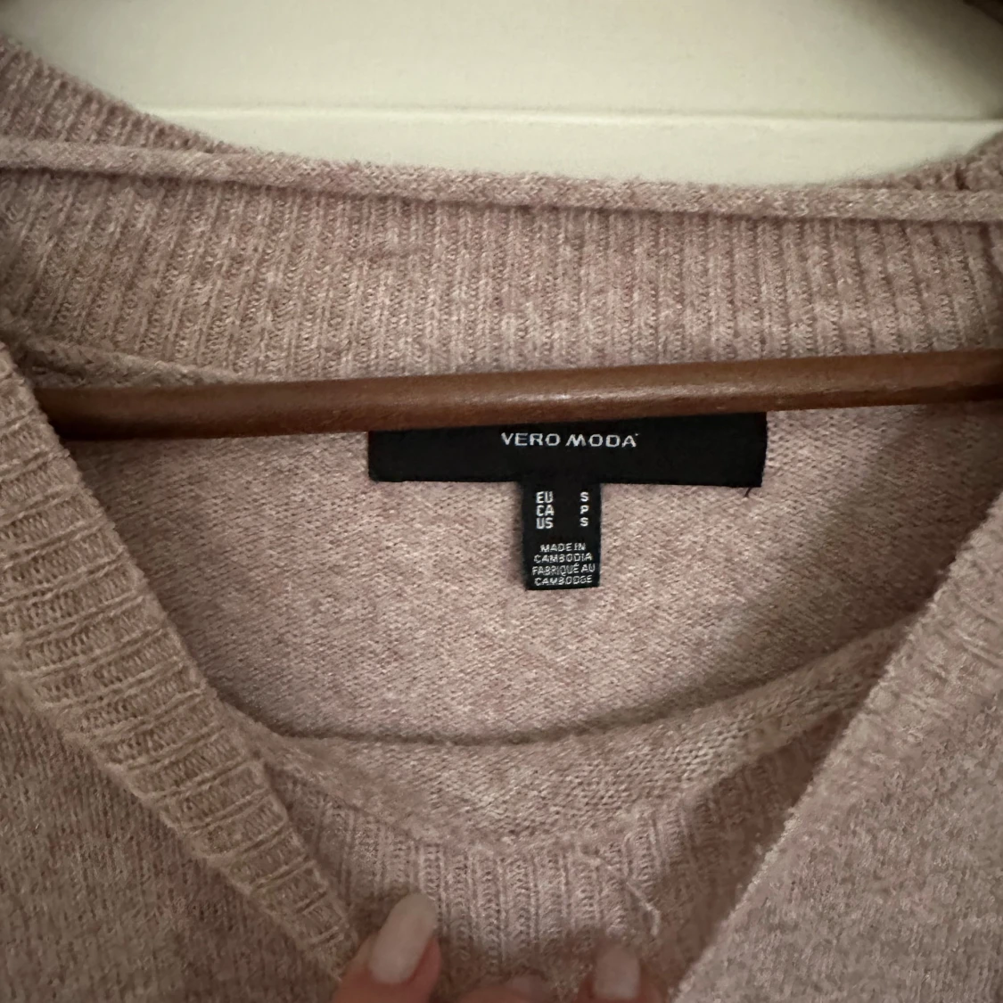 Lila stickad tröja från Vero Moda - 1