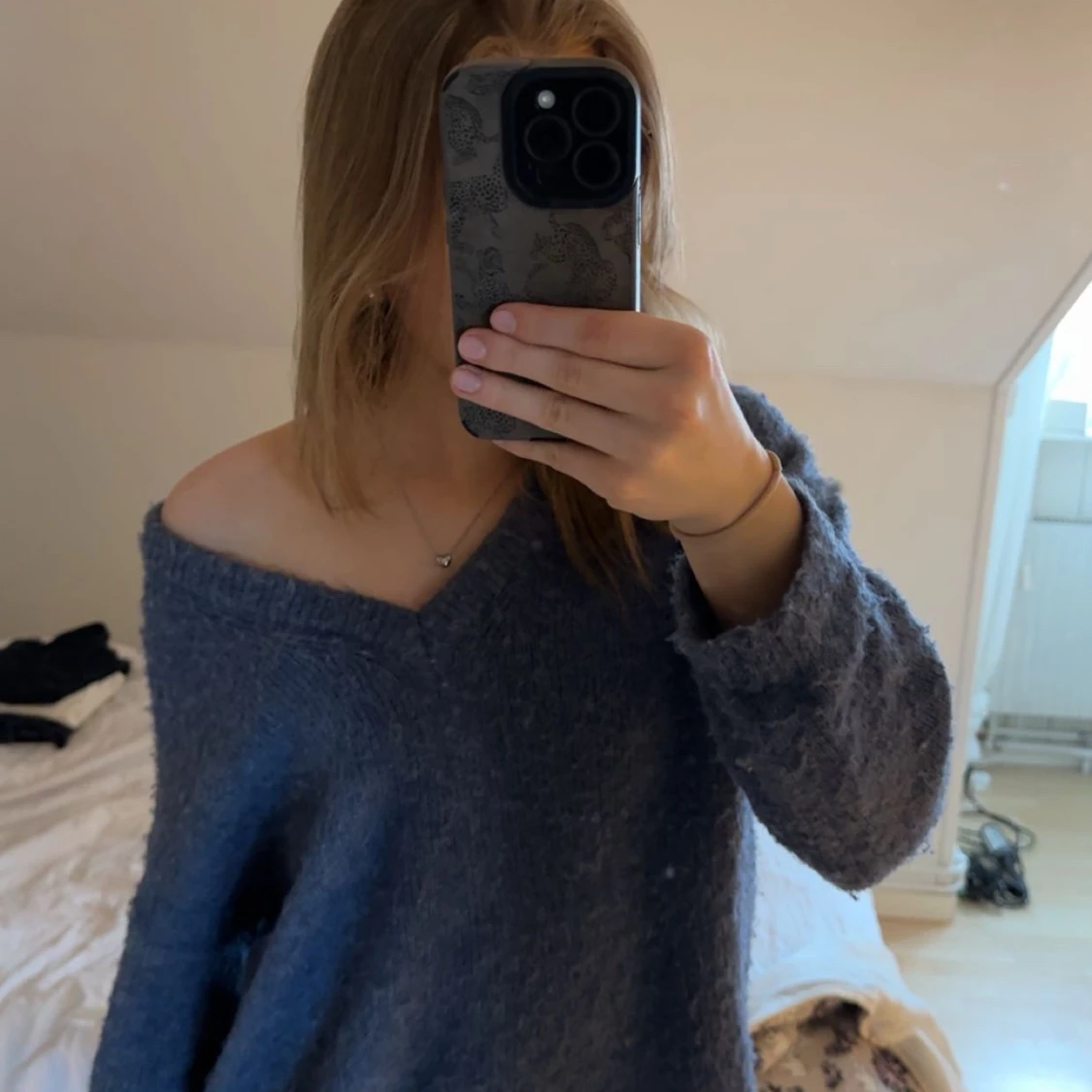 Mörkblå tröja från JDY