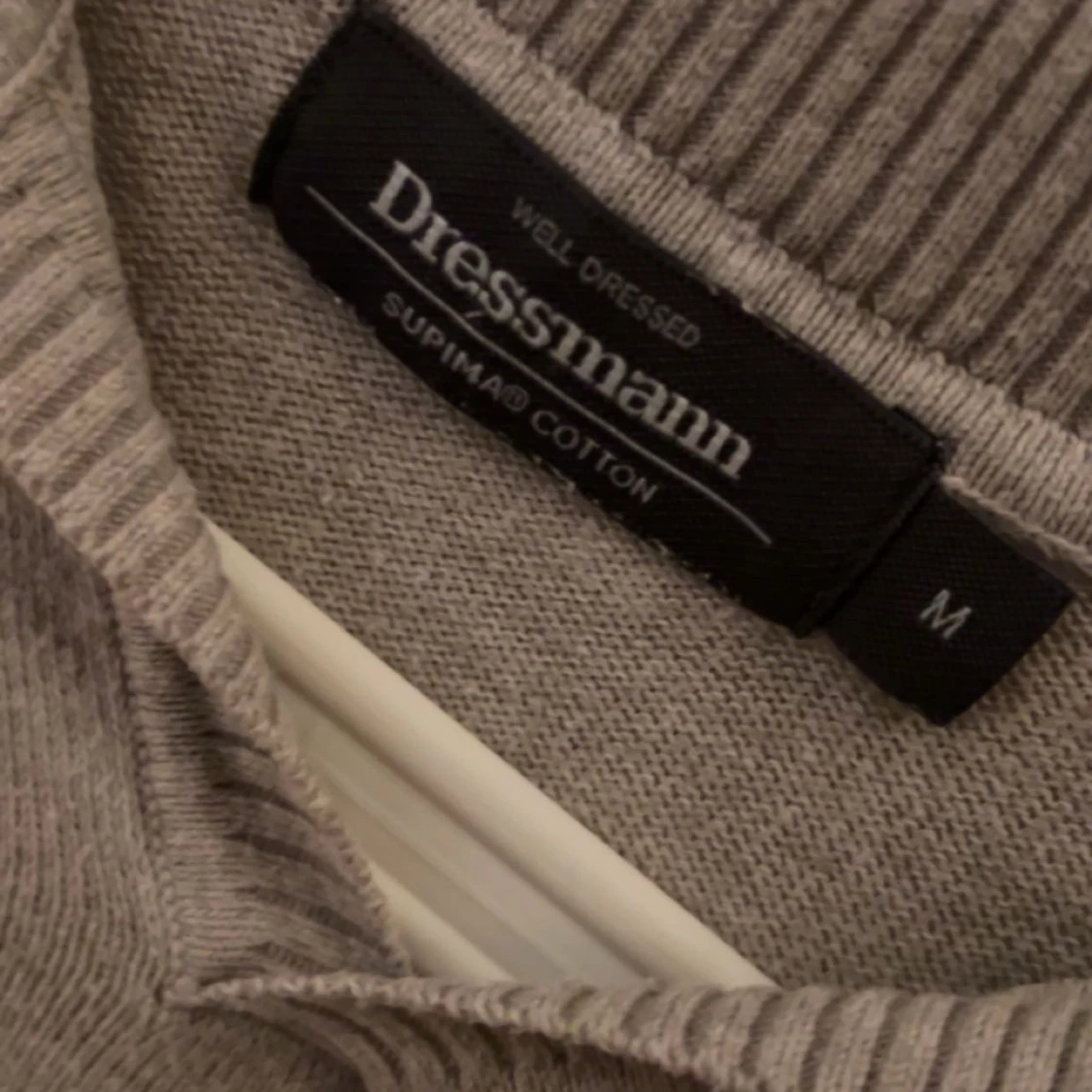 Långärmad tröja beige - 1