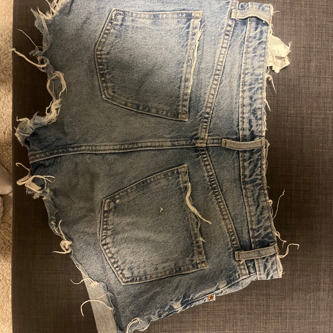 Blå jeansshorts  - 2