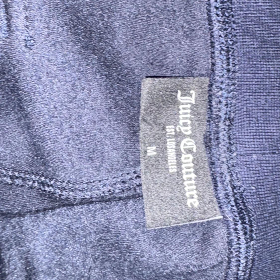 Mörkblå velourbyxor från Juicy Couture - 2