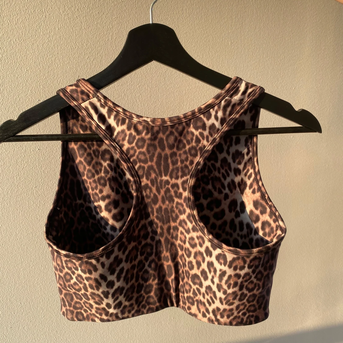 Leopardmönstrad träningstopp/BH - 2