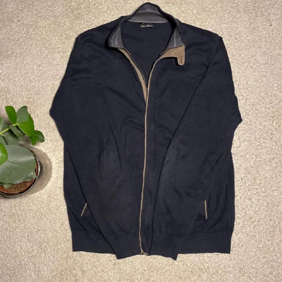 Mörkblå kofta från Massimo dutti - 2