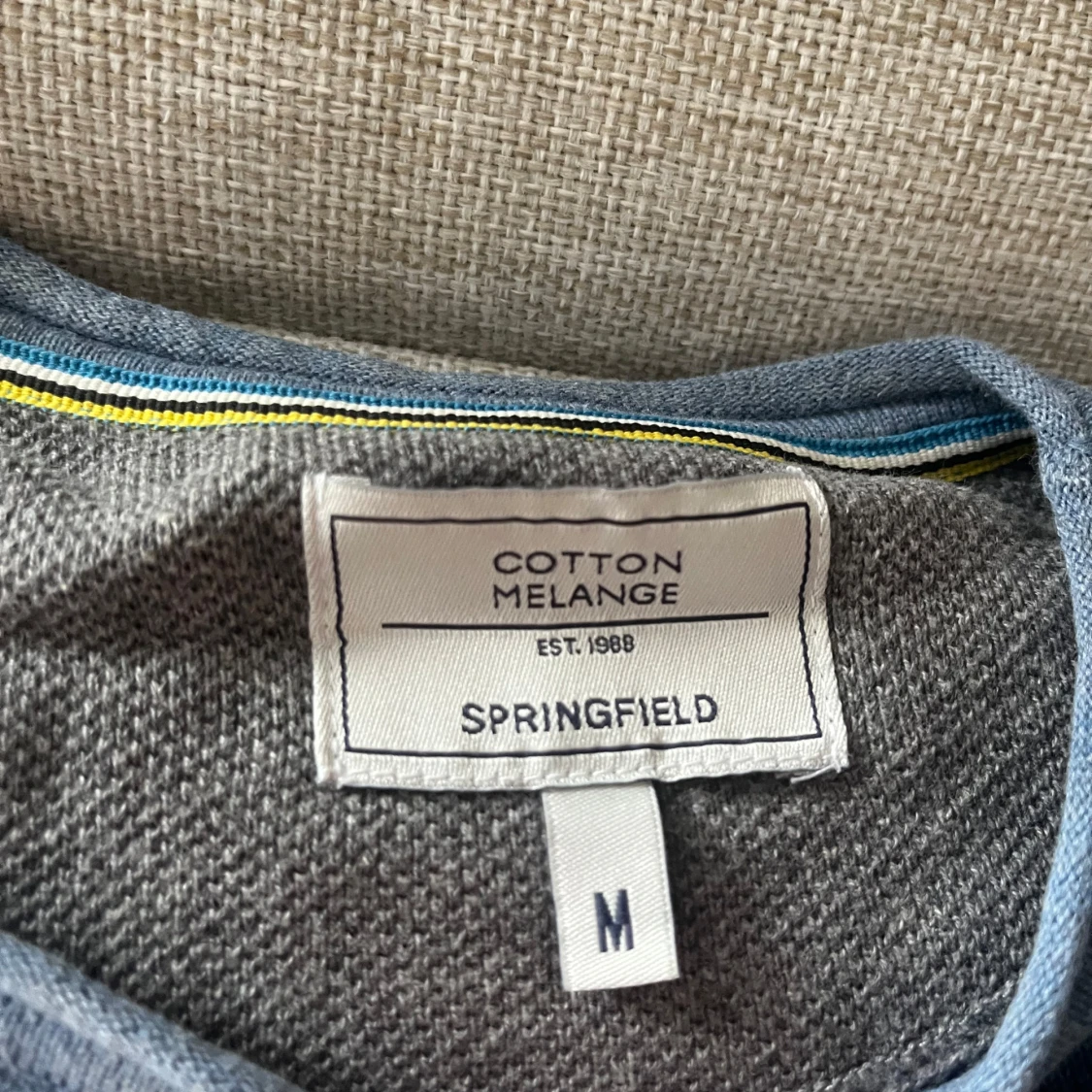 Blå långärmad tröja från Springfield - 2