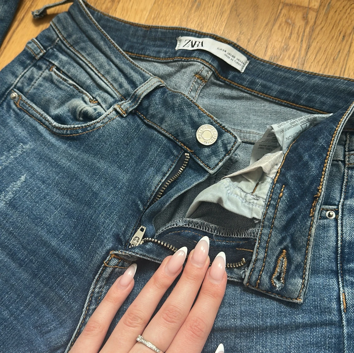 Blå jeans från Zara - 1