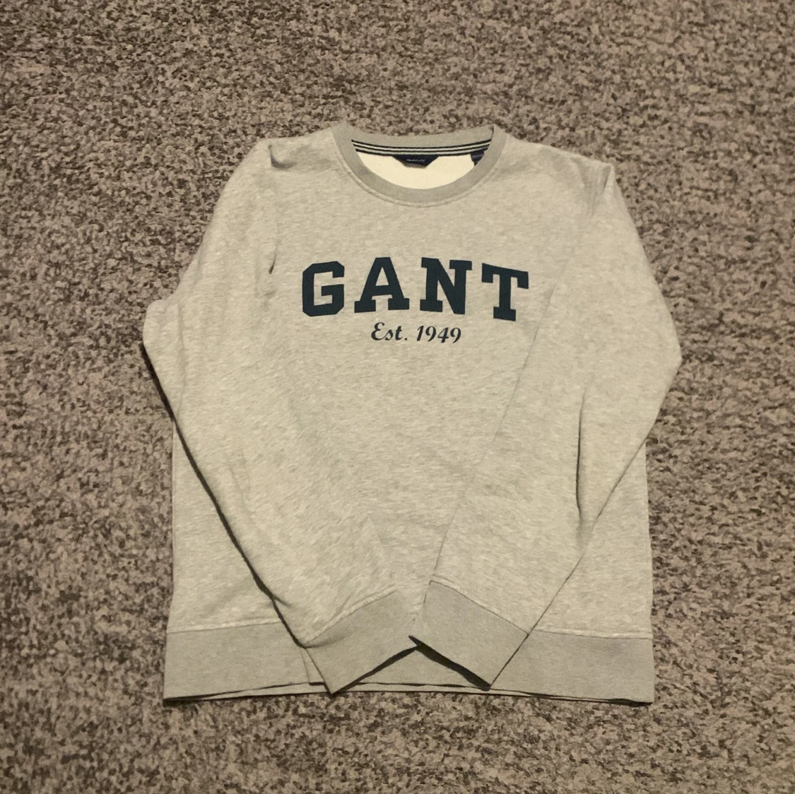 Grå sweatshirt från GANT