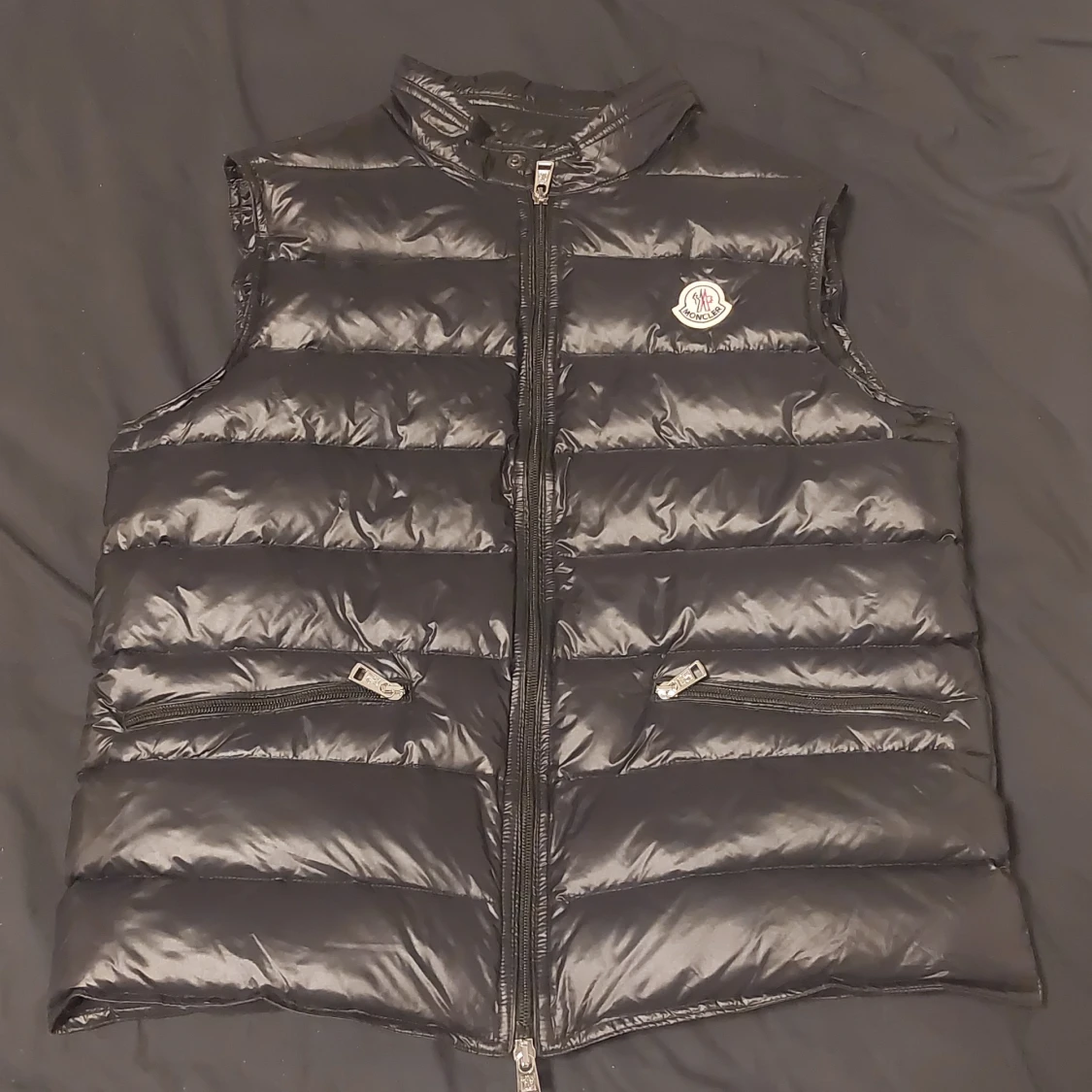 Svart moncler väst