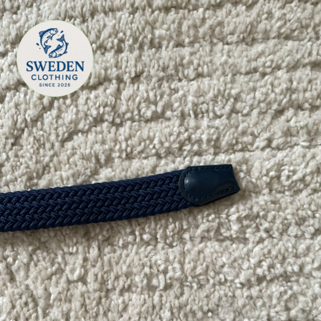 Flätat Bälte/Mörkblå - 2