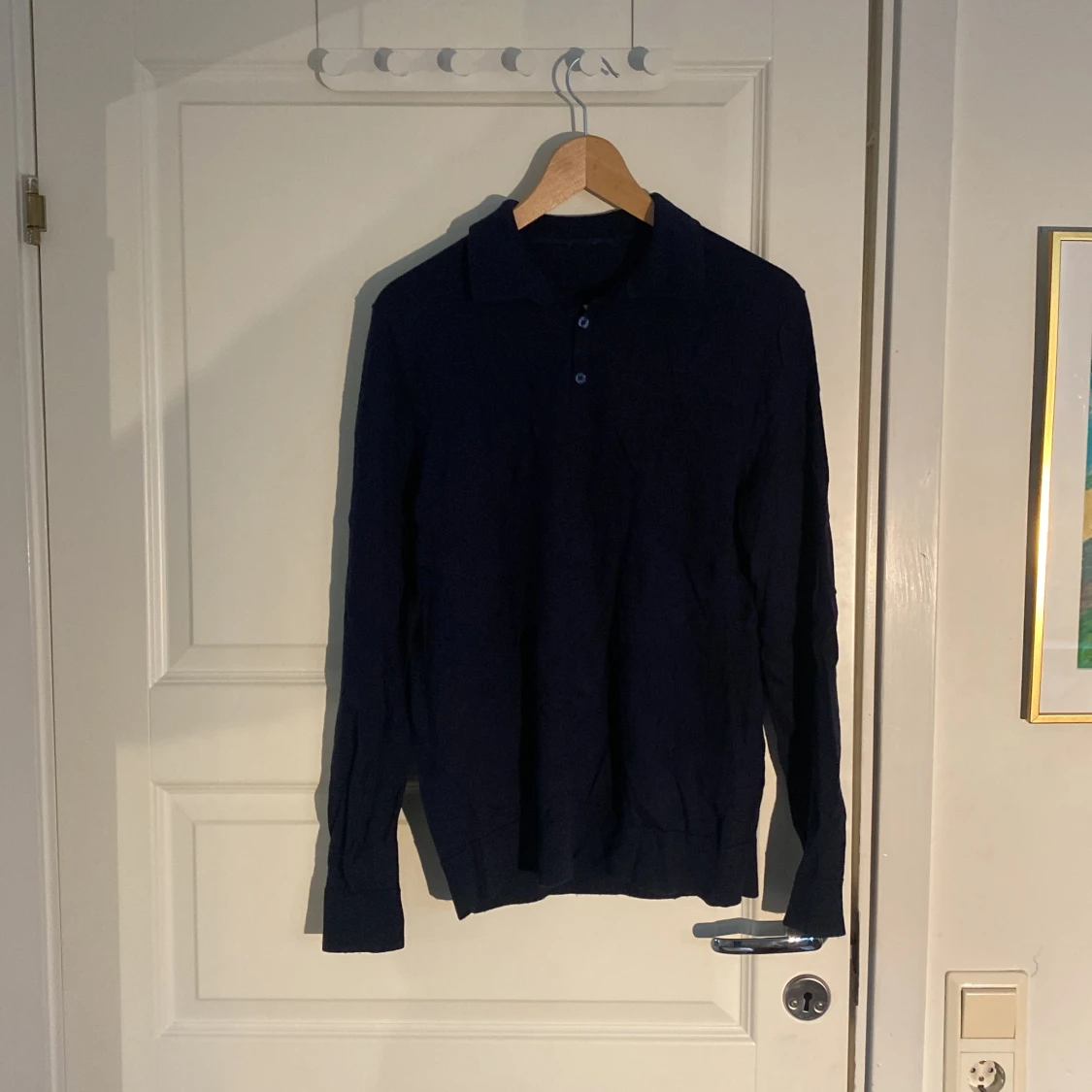 Långärmad pikétröja Arket