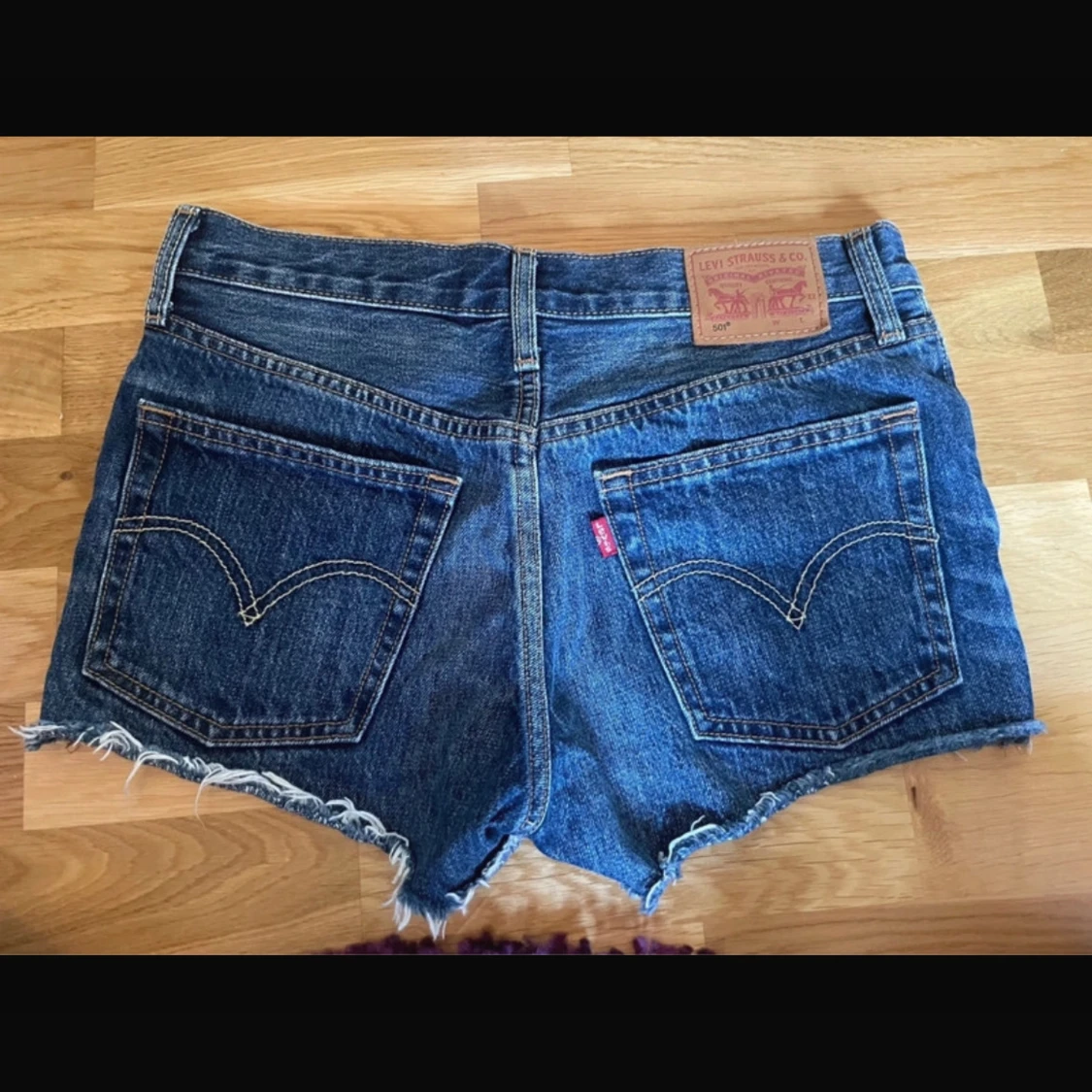 Blå jeansshorts från Levi's - 1