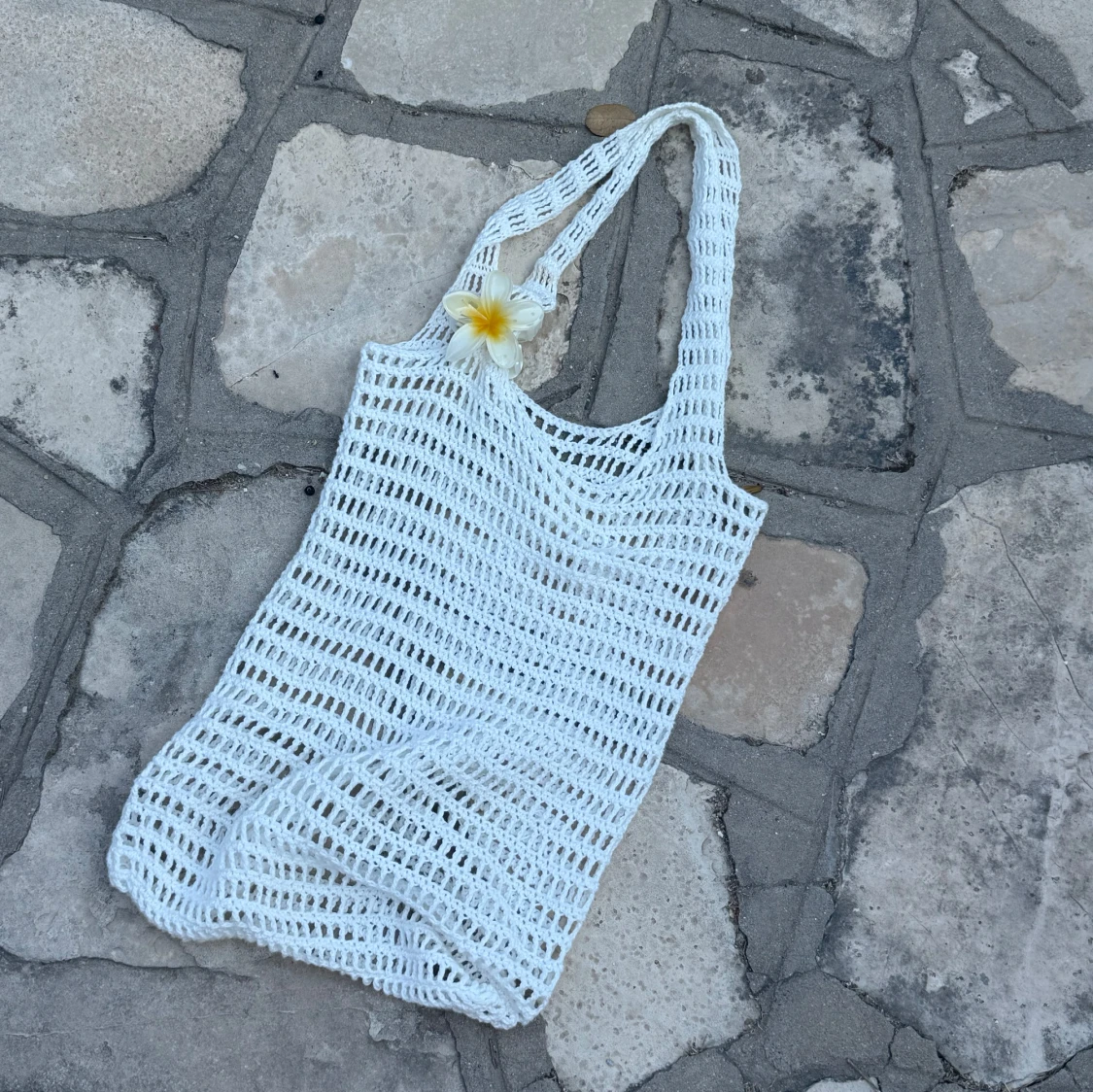 Virkad strand väska  - 1