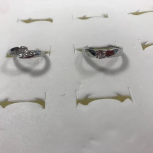 925 Silverpläterade Love Par Ringer  -  Stämplade , helt ny, 155kr/ par 