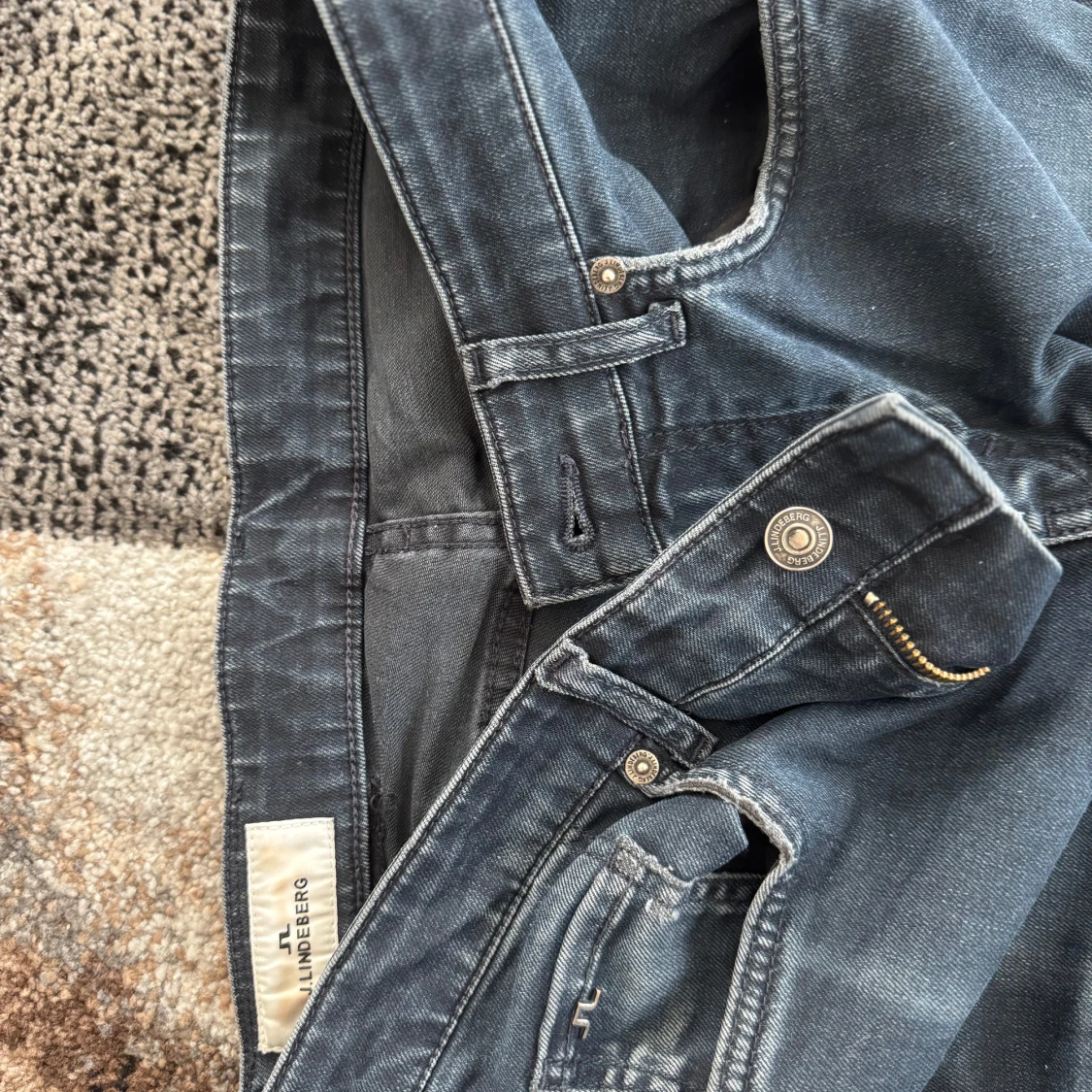 J.Lindeberg Mörk Blåa Jeans (W30 L32) - 2