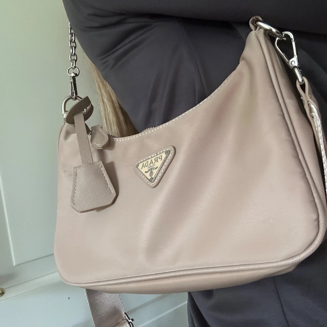 Beige axelväska  - 2