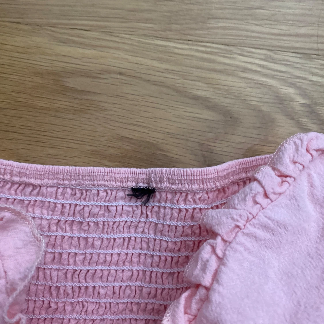 Rosa bandeau topp med knyt - 1