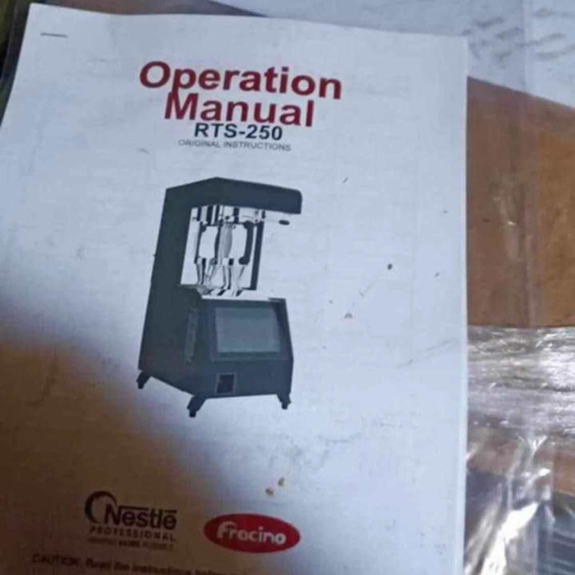 Operation Manual RTS-250 - 3