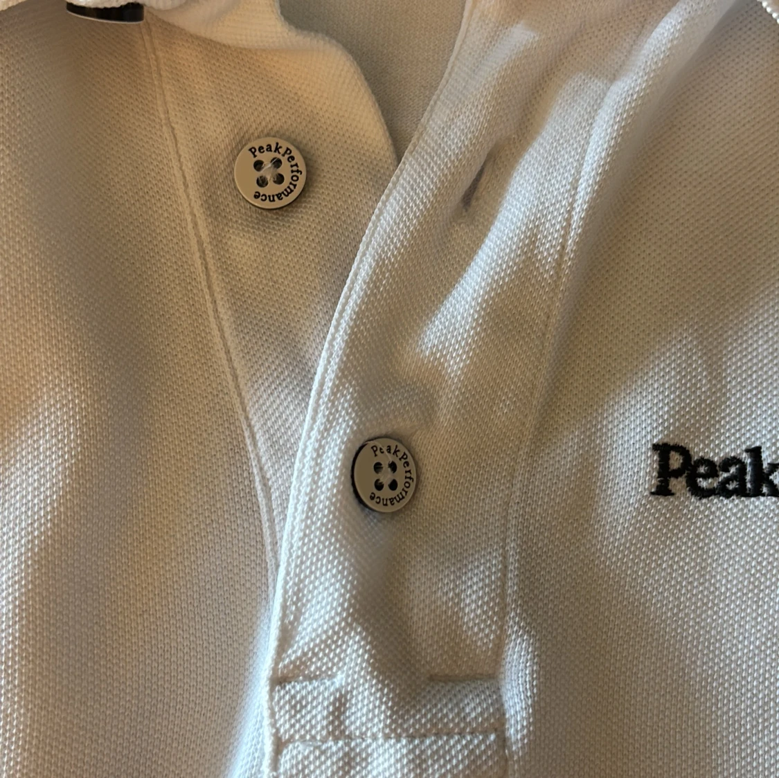 Vit pikétröja Peak Performance S - 3