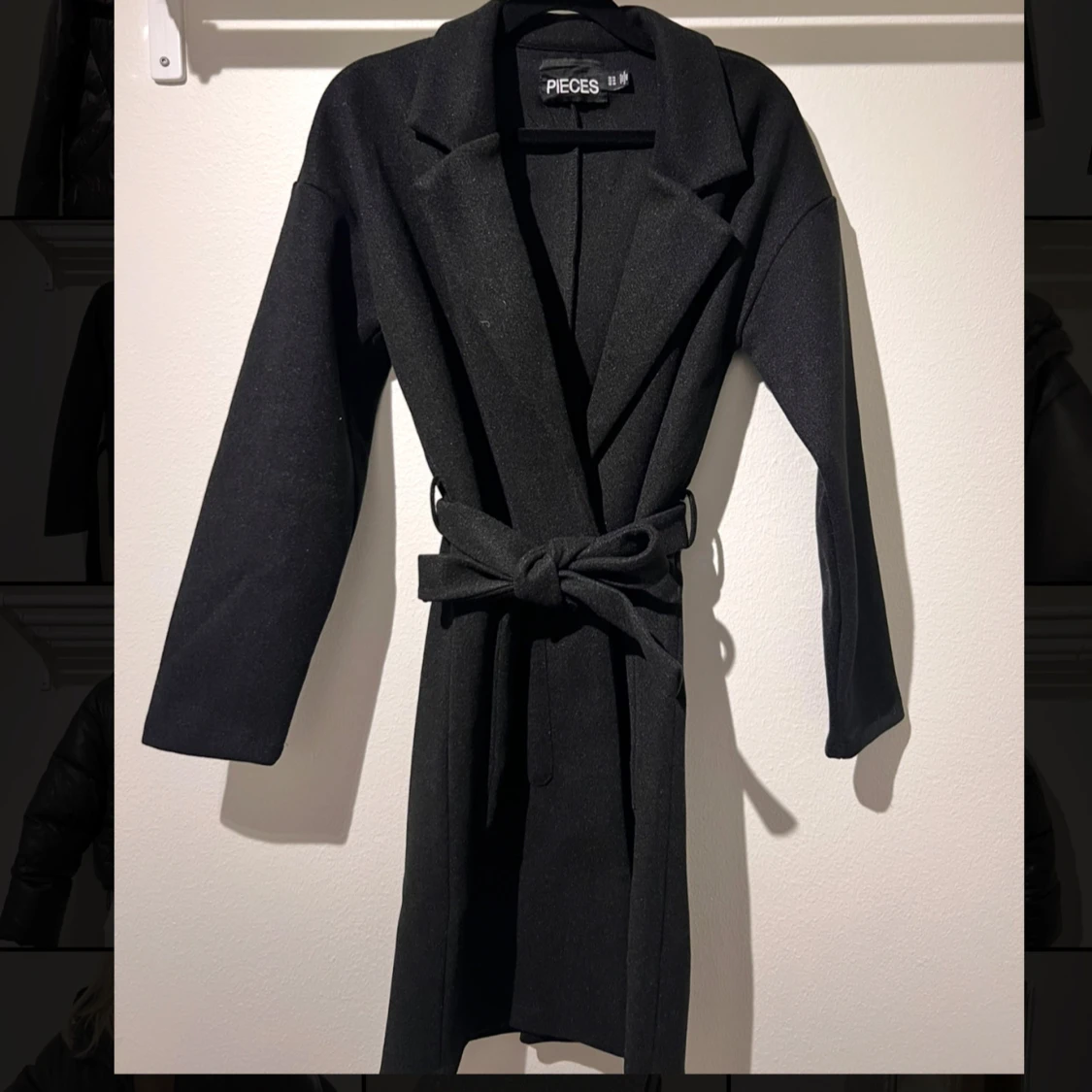 Svart tunnare kappa  - 1