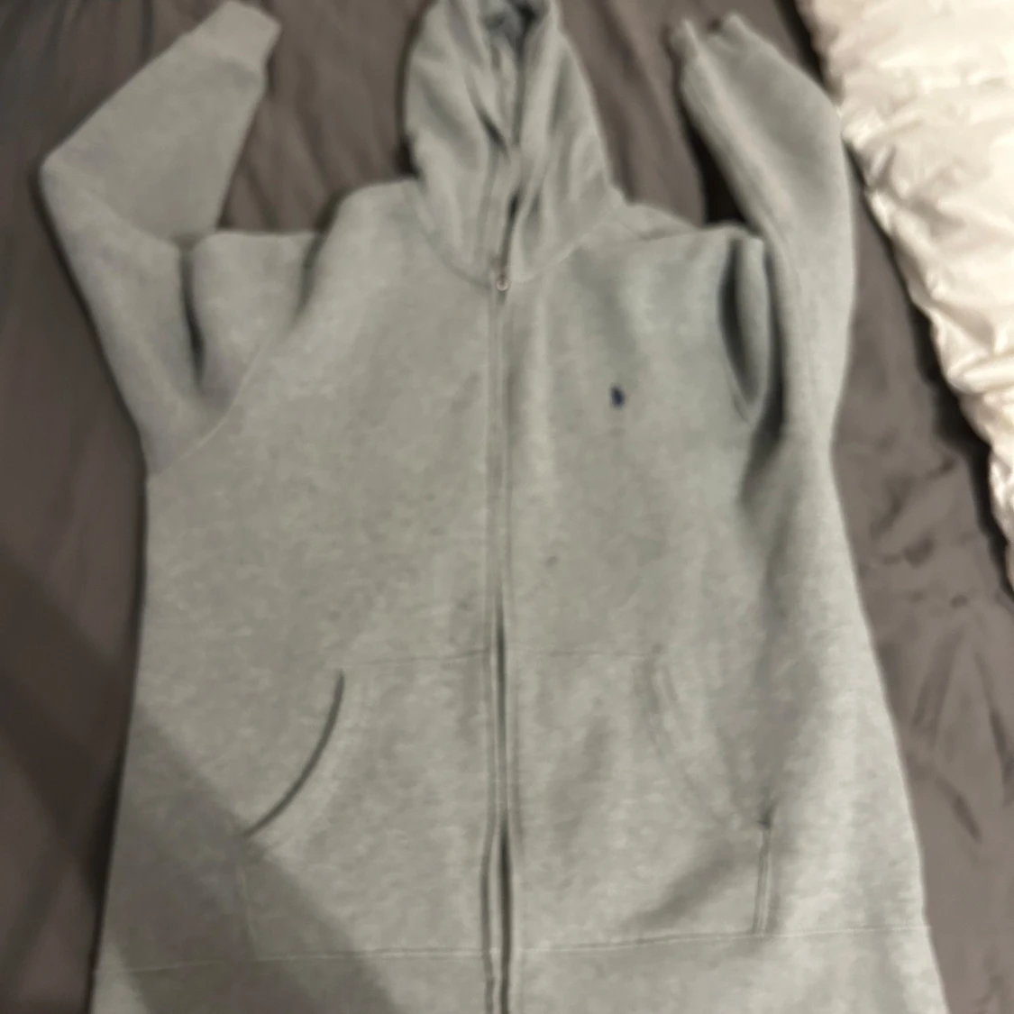 Grå hoodie från Polo Ralph Lauren