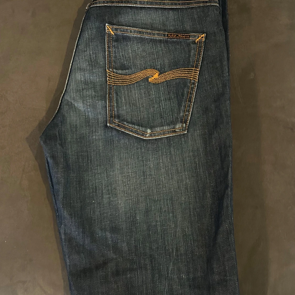 Mörkblå Nudie Jeans slim Jim  - 1