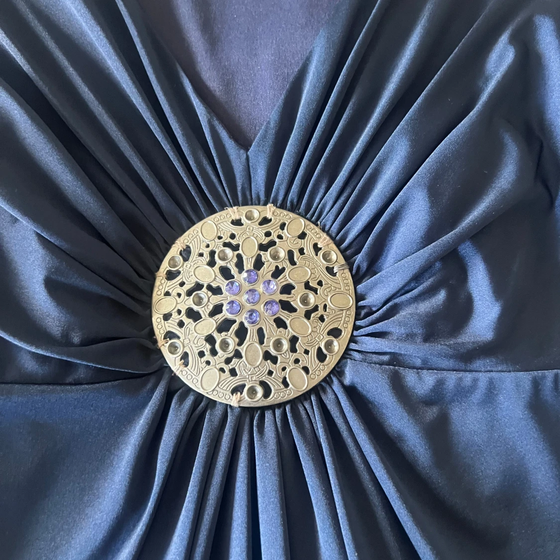 Mörkblå klänning från Your Sixth Sense - 4