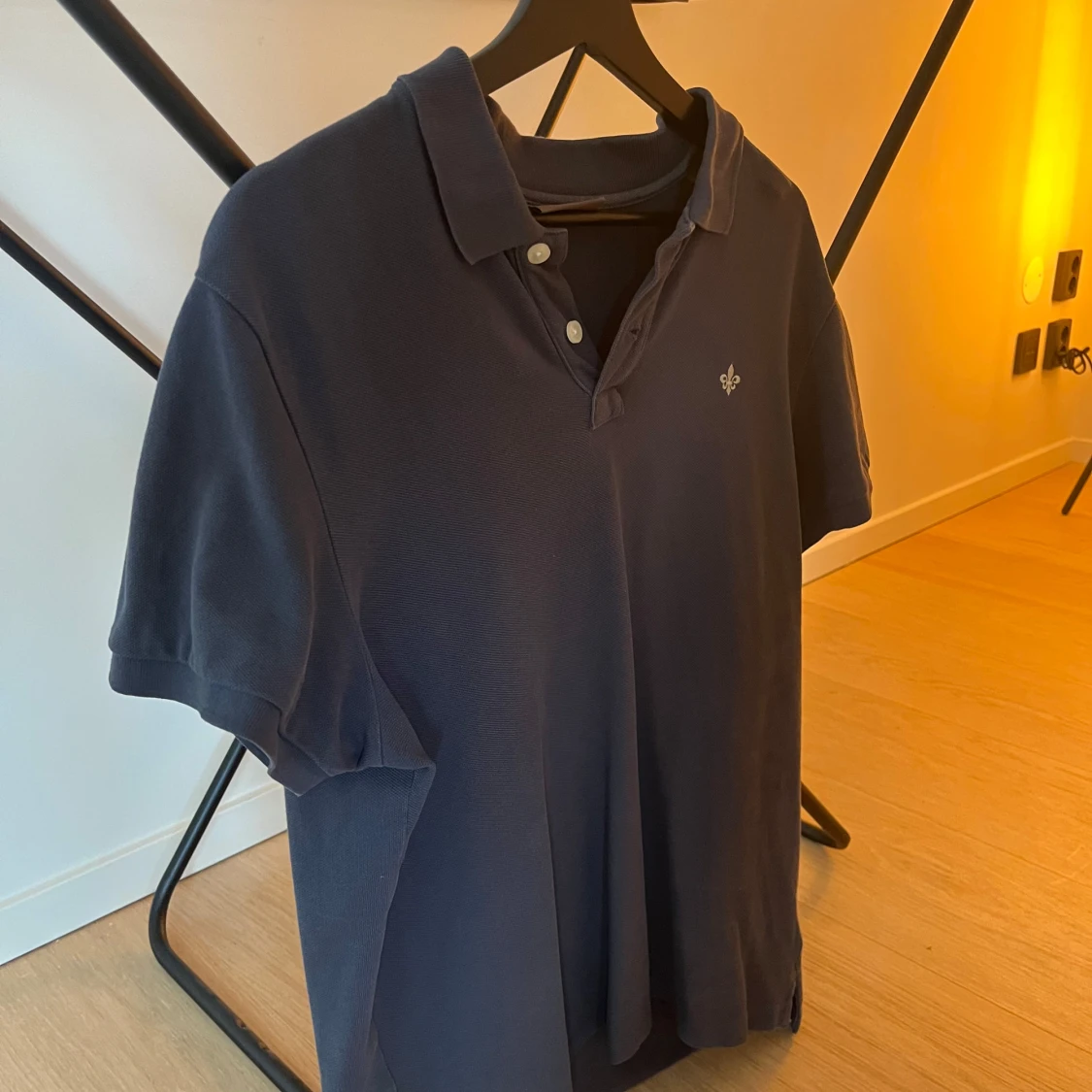 Blå pikétröja från Morris large - 2