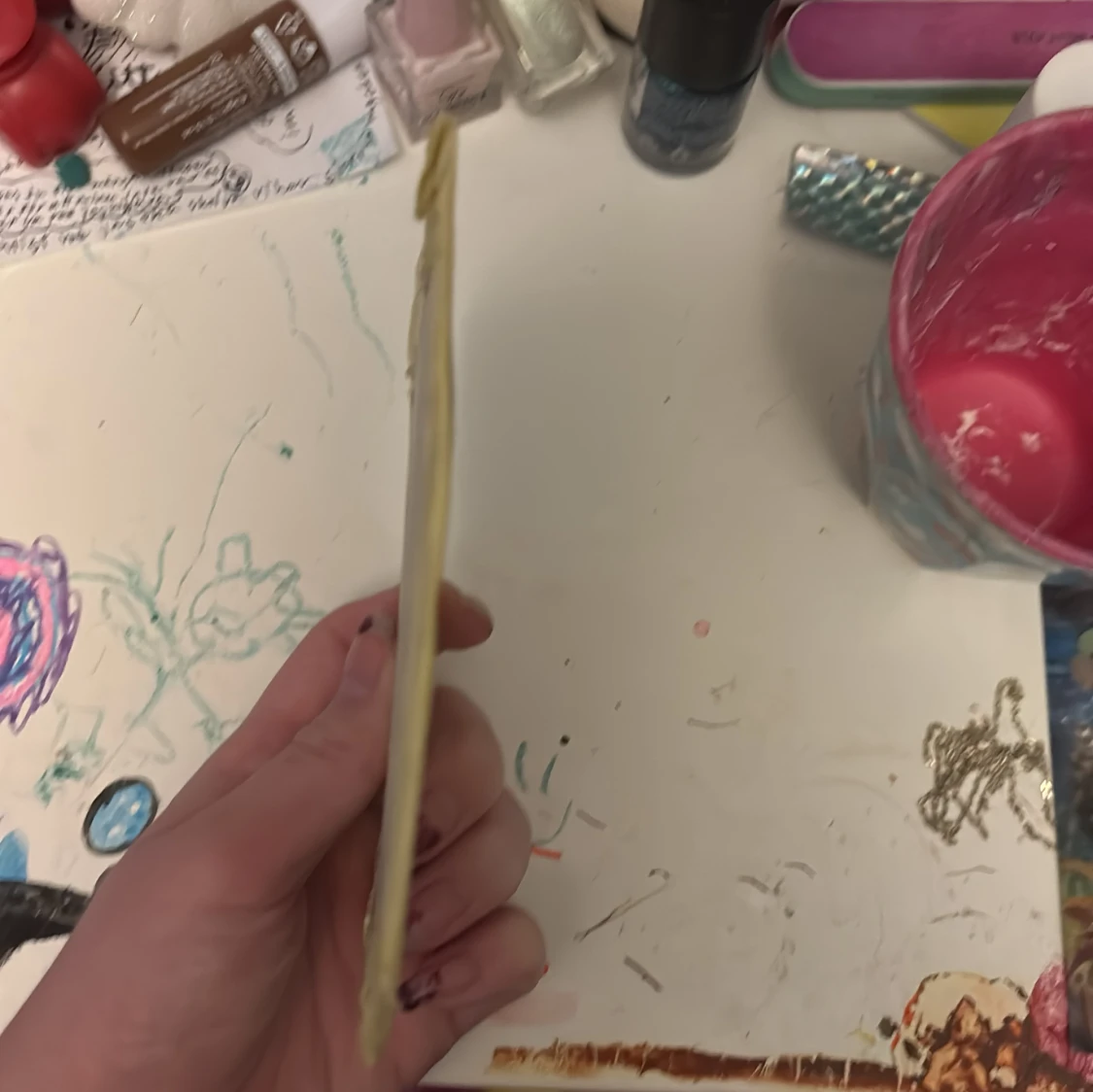 Handgjord teckning av val - 2