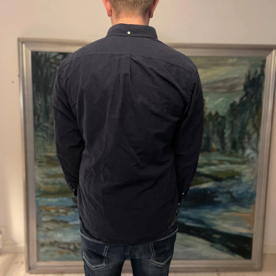 Marinblå skjorta från Ralph Lauren - 2