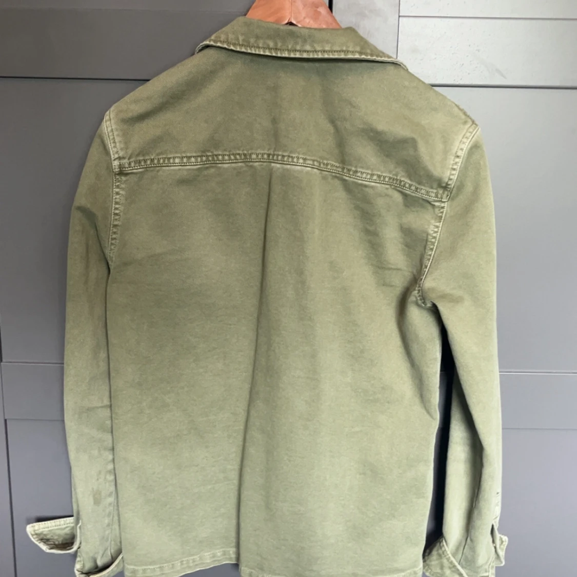 Grön jeansjacka från Zara - 1