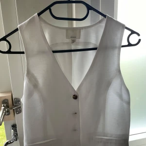 Linne väst - Vit linne väst från H&M