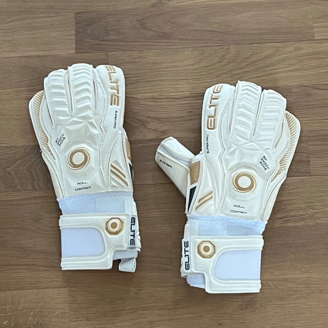 Vita målvaktshandskar från Elite Sport - 3